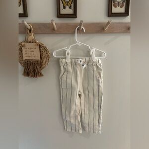 Little Co. Striped Gauzy/Muslin Style Pants